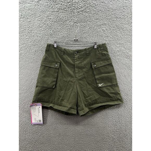 Nike Life Men's Size 32 Cargo Shorts Woven P44 Dark Green FJ7137 325 NEW $85